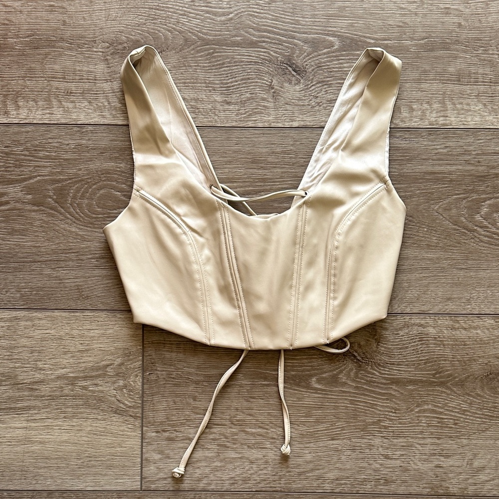 Cream Corset Top
